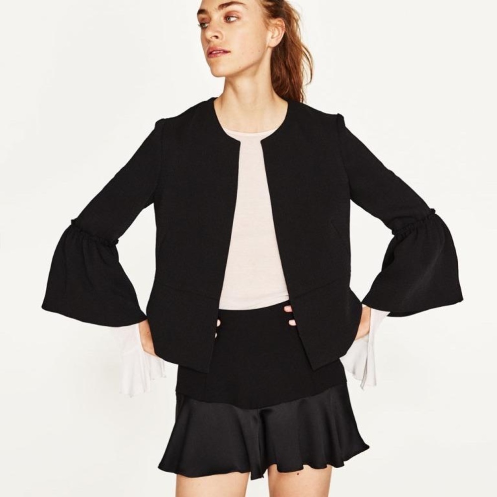 ZARA Black Cropped Jacket BNWT